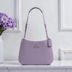 Coach Penelope Shoulder Bag Leather Purse in Light Violet CP101
